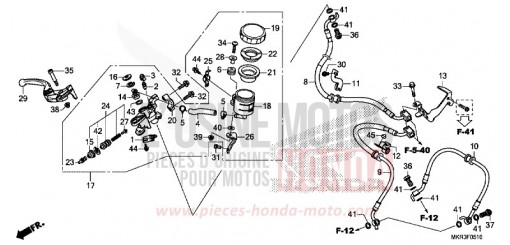 FRONT BRAKE MASTER CYLINDER (CBR1000ST) CBR1000STL de 2020
